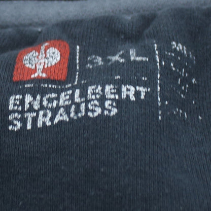 Engelbert Strauss Men’s Black 3XL Full Zip Hoodie Cotton Workwear