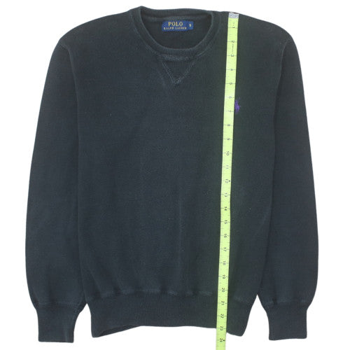 Polo Ralph Lauren Men's Black Cotton Crew Neck Sweatshirt Size S