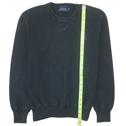 Polo Ralph Lauren Men's Black Cotton Crew Neck Sweatshirt Size S