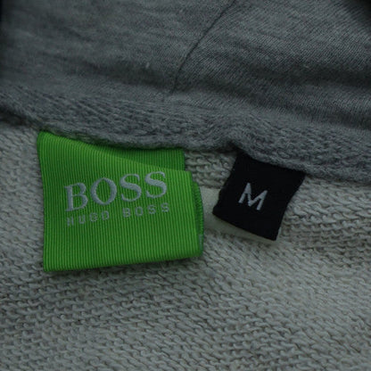 Hugo Boss Men's Grey & Black Full Zip Hoodie Size M