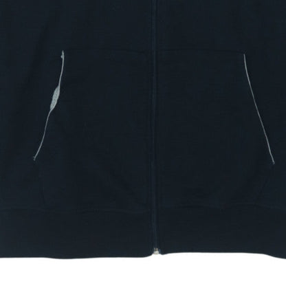 Hugo Boss Men's Grey & Black Full Zip Hoodie Size M
