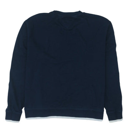 Tommy Jeans Men's Blue XL Crew Neck Pullover Sweatshirt