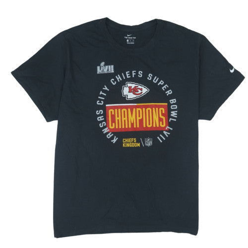 Nike Men's Black 3XL Kansas City Chiefs Super Bowl LVII Champions T-Shirt