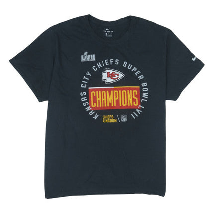 Nike Men's Black 3XL Kansas City Chiefs Super Bowl LVII Champions T-Shirt