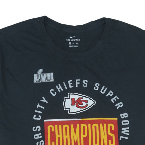 Nike Men's Black 3XL Kansas City Chiefs Super Bowl LVII Champions T-Shirt
