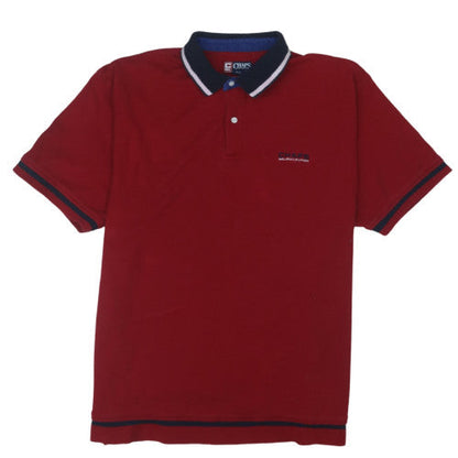 Chaps Ralph Lauren Men's Red Short Sleeve Polo Shirt XL 100% Cotton