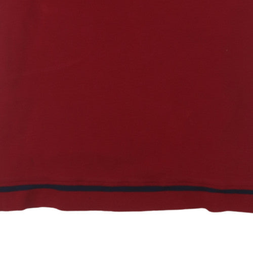 Chaps Ralph Lauren Men's Red Short Sleeve Polo Shirt XL 100% Cotton
