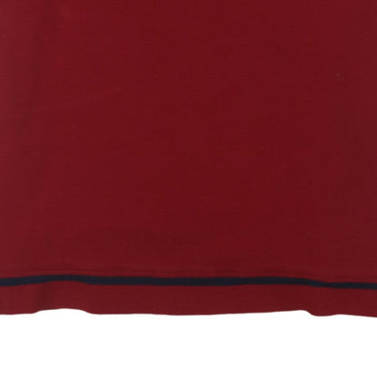 Chaps Ralph Lauren Men's Red Short Sleeve Polo Shirt XL 100% Cotton