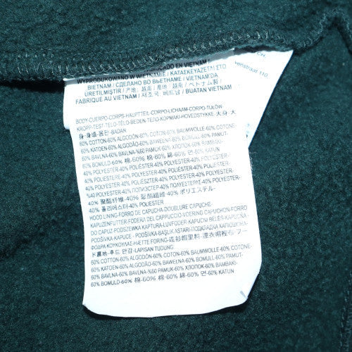 Vans Men's Green Pullover Hoodie Medium Regular Fit Fleece