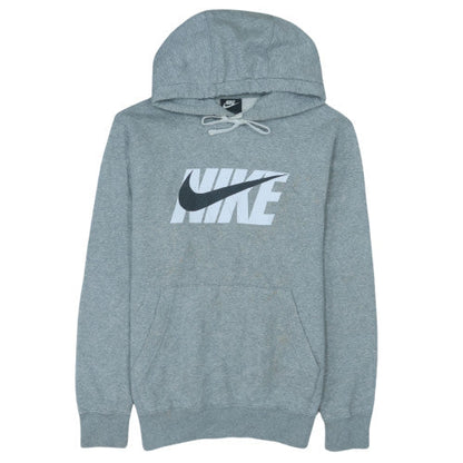 Nike Men's Grey Pullover Hoodie S Graphic Logo Sportswear