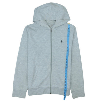 Ralph Lauren Men's Grey Full Zip Hoodie Size M Regular Fit