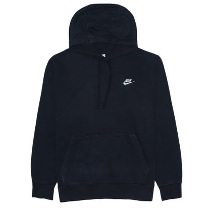 Nike Men's Black Pullover Hoodie L Cotton Blend Casual Sportswear