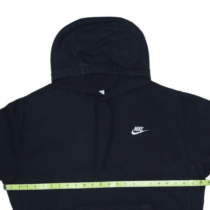 Nike Men's Black Pullover Hoodie L Cotton Blend Casual Sportswear