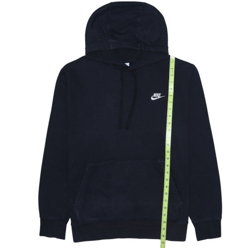 Nike Men's Black Pullover Hoodie L Cotton Blend Casual Sportswear