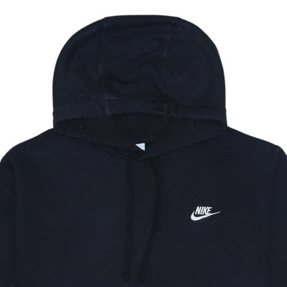 Nike Men's Black Pullover Hoodie L Cotton Blend Casual Sportswear