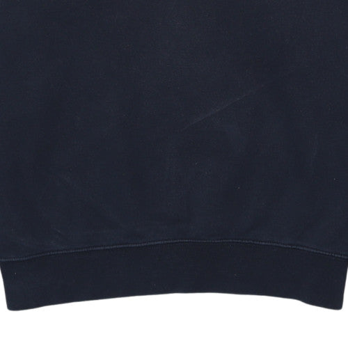 Nike Men's Black Small Crew Neck Pullover Sweatshirt