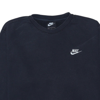 Nike Men's Black Small Crew Neck Pullover Sweatshirt