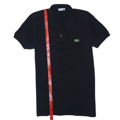 Lacoste Men's Black Classic Fit Polo Shirt Size L Cotton