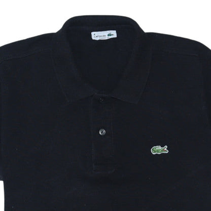 Lacoste Men's Black Classic Fit Polo Shirt Size L Cotton