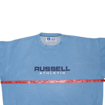 Russell Athletic Men's Blue XL Pullover Sweatshirt Crew Neck Fleece