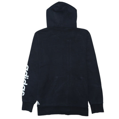 adidas Mens Black Full Zip Hoodie Size L Graphic Sportswear