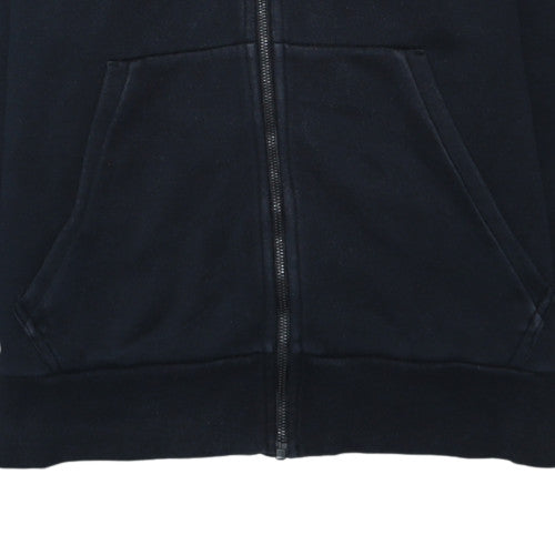 adidas Mens Black Full Zip Hoodie Size L Graphic Sportswear
