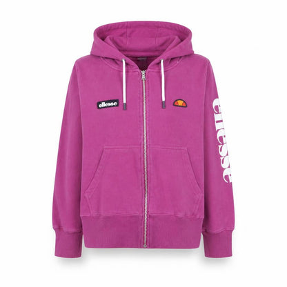 Ellesse Womens Pink Full Zip Hoodie Size 10 Hooded Sweatshirt
