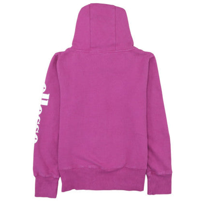 Ellesse Womens Pink Full Zip Hoodie Size 10 Hooded Sweatshirt
