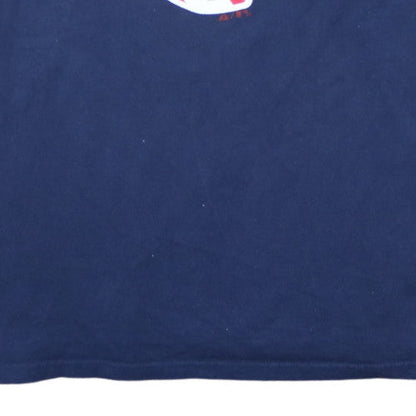 Majestic Men's Blue XL Crew Neck Graphic Sports T-Shirt