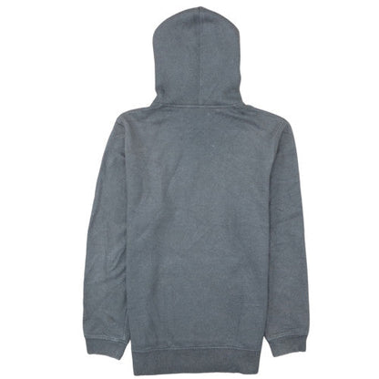 Adidas Men's Grey Pullover Hoodie Size M Graphic Trefoil Fleece