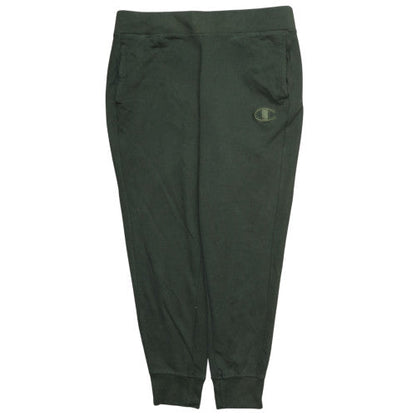 Champion Men's Green Jogger Trousers Size L Cotton Blend