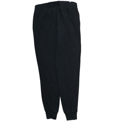 Puma Men’s Black Jogger Trousers M Regular Fit Fleece Elastic Waist