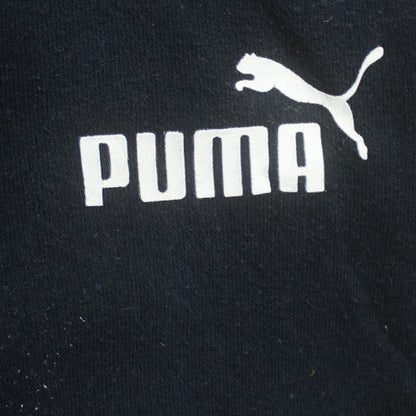 Puma Men’s Black Jogger Trousers M Regular Fit Fleece Elastic Waist