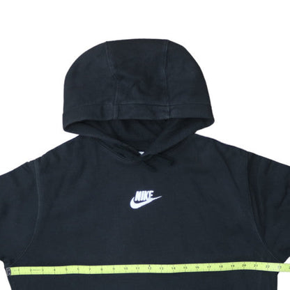 Nike Men's Black Pullover Hoodie M Logo Sports Fleece