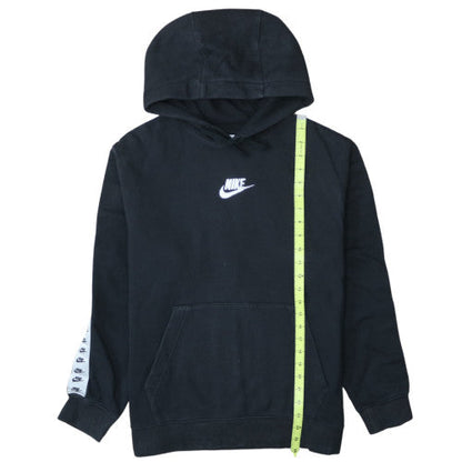 Nike Men's Black Pullover Hoodie M Logo Sports Fleece
