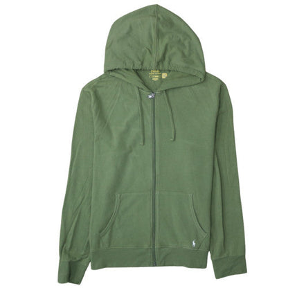 Polo Ralph Lauren Men's Green Full Zip Hoodie Size L