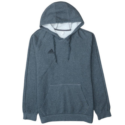 Adidas Men's Grey L Pullover Hoodie Fleece Sportswear