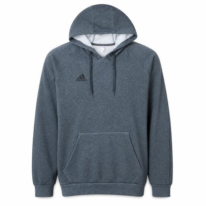 Adidas Men's Grey L Pullover Hoodie Fleece Sportswear