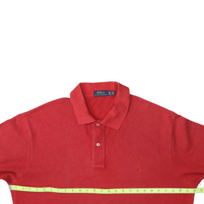 Ralph Lauren Men's Red XLT Big & Tall Cotton Polo Shirt