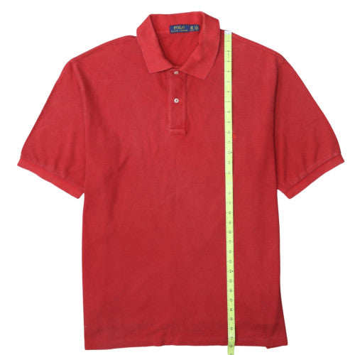 Ralph Lauren Men's Red XLT Big & Tall Cotton Polo Shirt