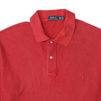 Ralph Lauren Men's Red XLT Big & Tall Cotton Polo Shirt