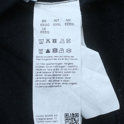 BOSS Men's Black 3XL Pullover Hoodie with Graphic Logo