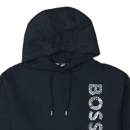 BOSS Men's Black 3XL Pullover Hoodie with Graphic Logo