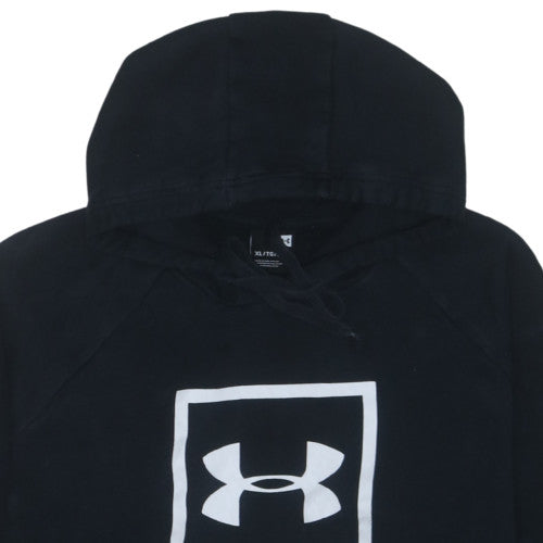 Under Armour Men Black XL Pullover Hoodie with Logo