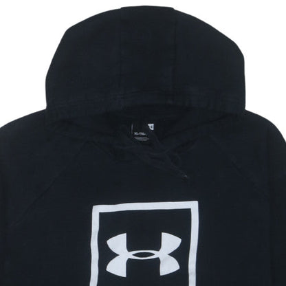 Under Armour Men Black XL Pullover Hoodie with Logo