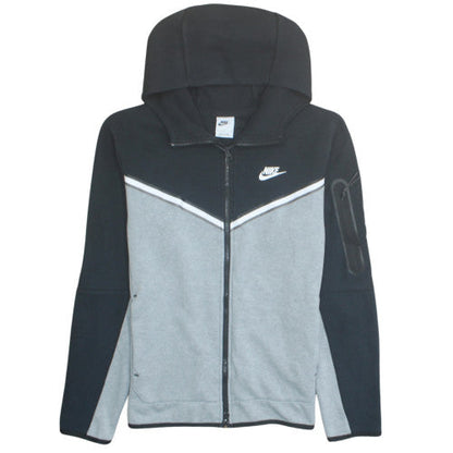 Nike Men's Grey Full Zip Hoodie Size S Sportswear