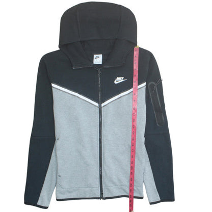Nike Men's Grey Full Zip Hoodie Size S Sportswear