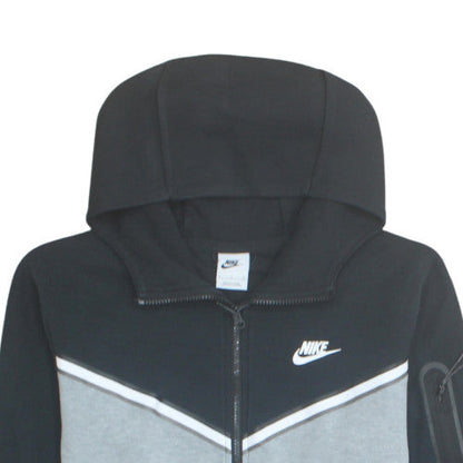 Nike Men's Grey Full Zip Hoodie Size S Sportswear