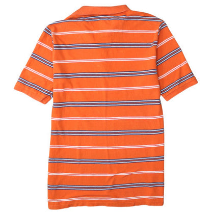 Chaps Men's Orange Striped Cotton Polo Shirt XLT Classic Fit