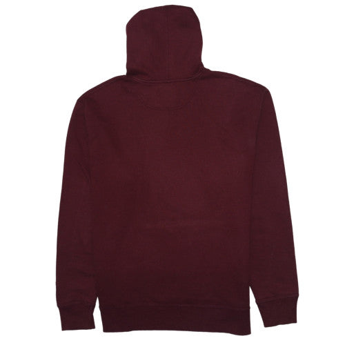 Champion Mens Burgundy Hoodie L Pullover Fleece Cotton Blend